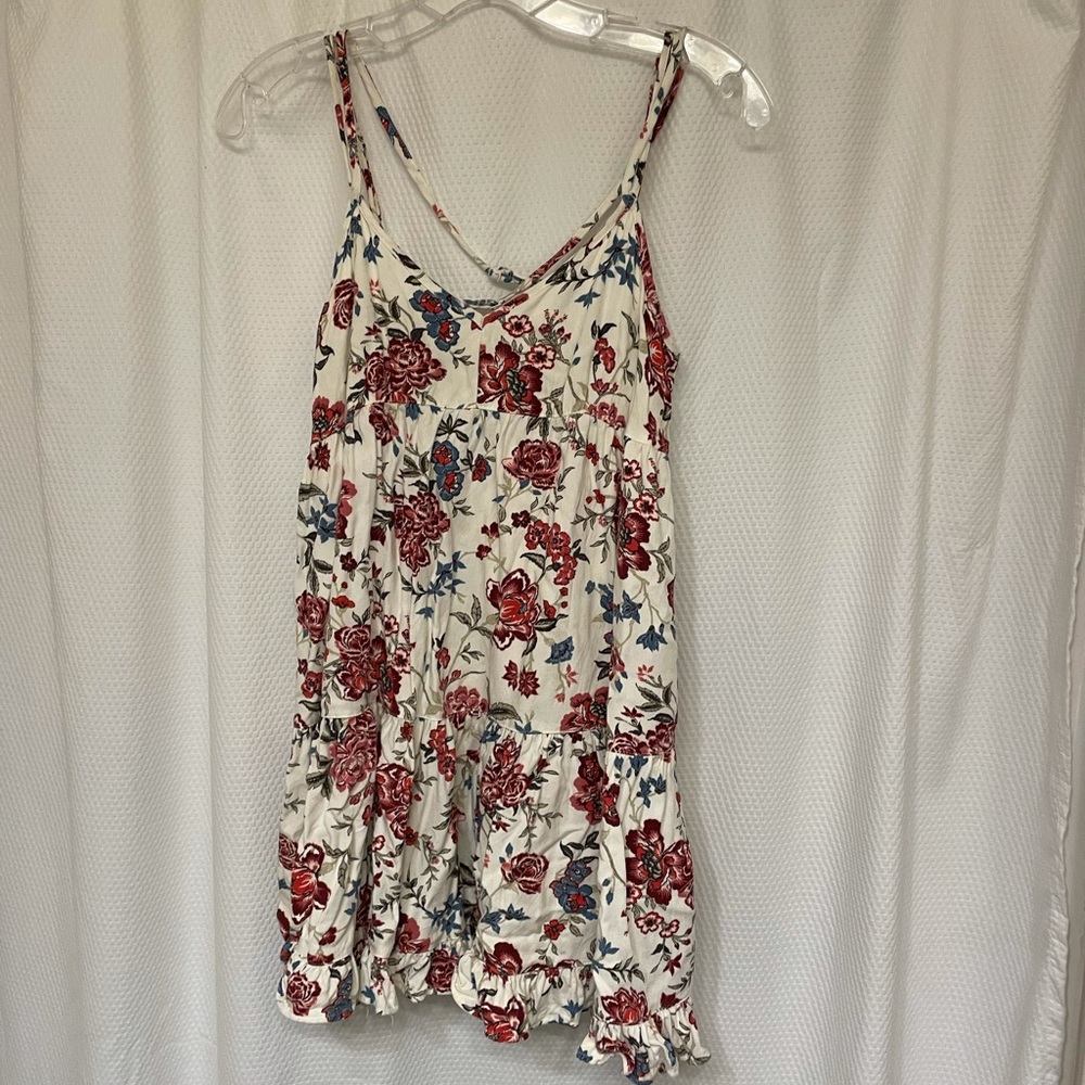 Cream floral sundress